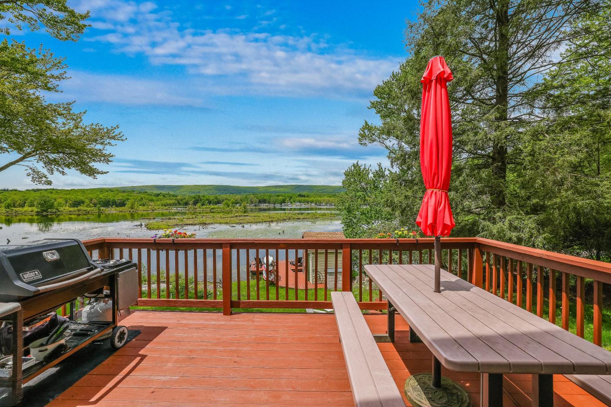 Lakefront A-Frame, Dock, Kayaks, Fire Place Lake Ariel Buitenkant foto